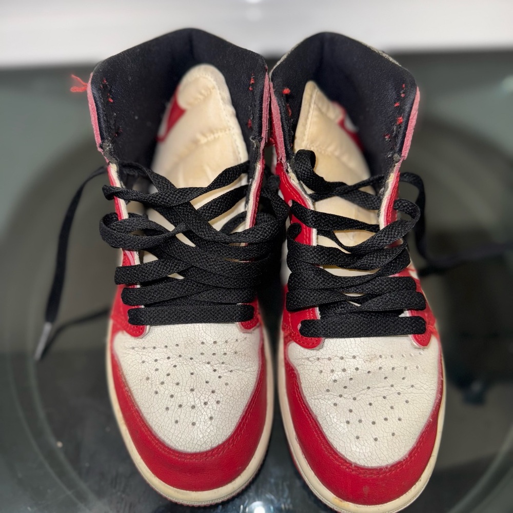 Nike Kids Red and Black Sneakers